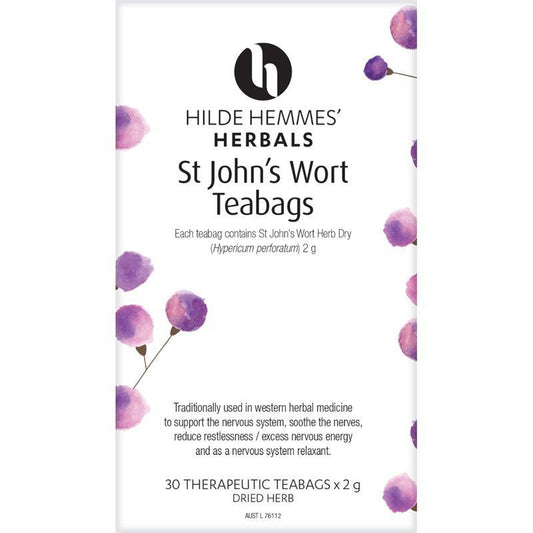 Hilde Hemmes Herbal's St John's Wort x 30 Tea Bags - QVM Vitamins™