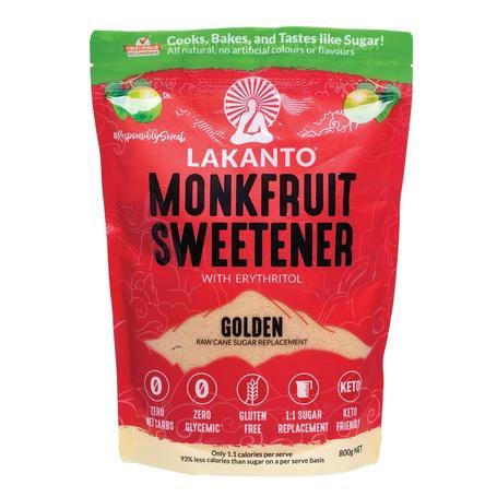 Lakanto Monkfruit Sweetener Golden 800g - QVM Vitamins™