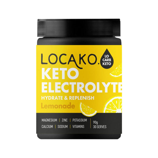 Locako Keto Electrolytes Lemonade 90g - QVM Vitamins™
