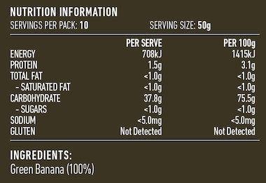 Lotus Green Banana Flour 500g - QVM Vitamins™