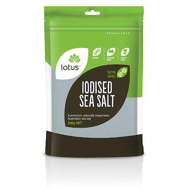 Lotus Iodised Sea Salt 500g - QVM Vitamins™