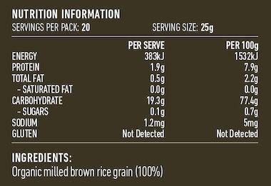 Lotus Organic Brown Rice Flour 500g - QVM Vitamins™