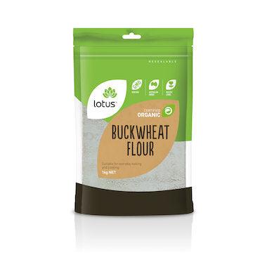 Lotus Organic Buckwheat Flour 1kg - QVM Vitamins™