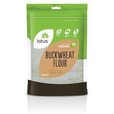 Lotus Organic Buckwheat Flour 500g - QVM Vitamins™