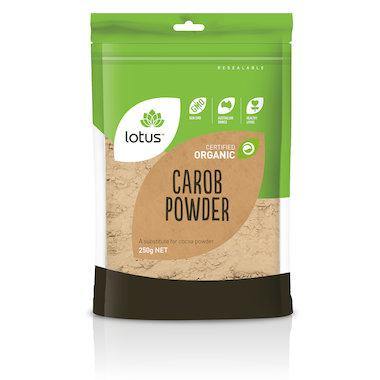 Lotus Organic Carob Powder 250g - QVM Vitamins™