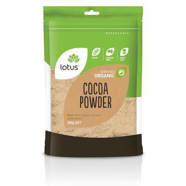 Lotus Organic Cocoa Powder 200g - QVM Vitamins™
