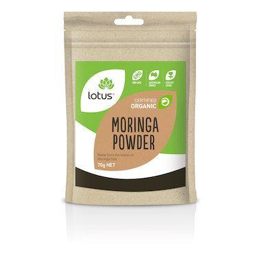 Lotus Organic Moringa Powder 70g - QVM Vitamins™