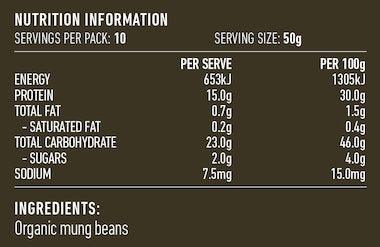 Lotus Organic Mung Beans 500g - QVM Vitamins™