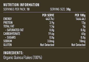 Lotus Organic Quinoa Flakes 300g - QVM Vitamins™