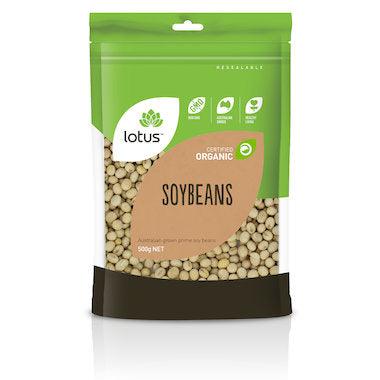 Lotus Organic Soybeans 500g - QVM Vitamins™