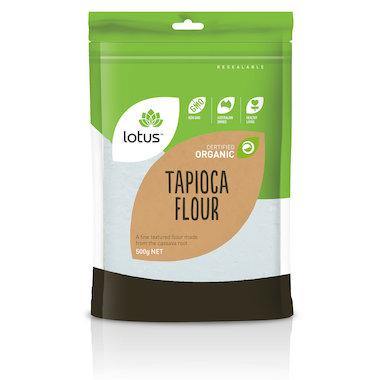 Lotus Organic Tapioca Flour 500g - QVM Vitamins™