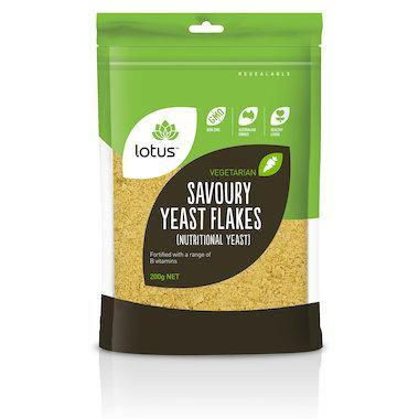 Lotus Savoury Yeast Flakes 200g - QVM Vitamins™
