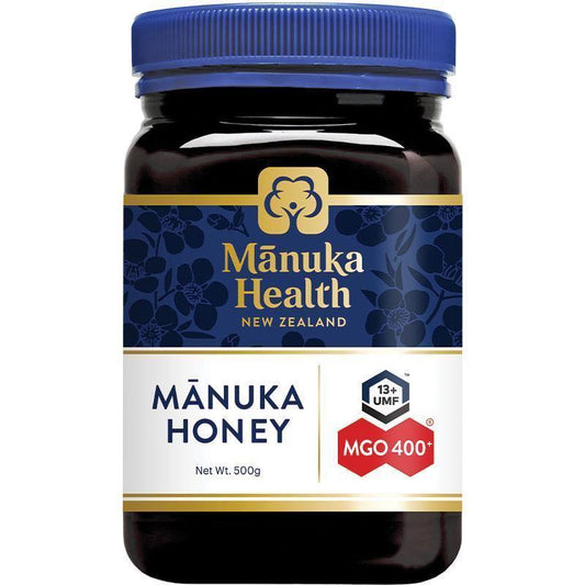 Manuka Health MGO 400+Manuka Honey 500g (Not For Sale In WA) - QVM Vitamins™