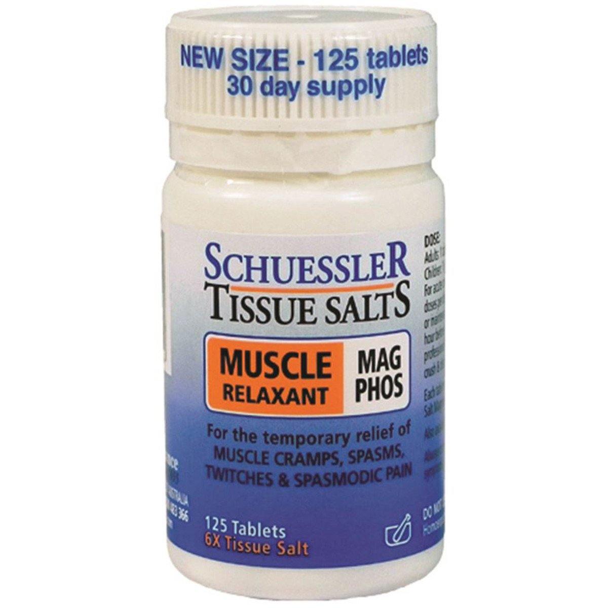 Martin & Pleasance Schuessler Tissue Salts Mag Phos (Muscle Relaxant) 125 Tablets - QVM Vitamins™