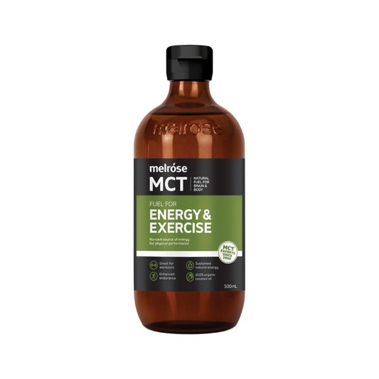 Melrose MCT Oil Fuel For Energy & Exercise 500ml - QVM Vitamins™
