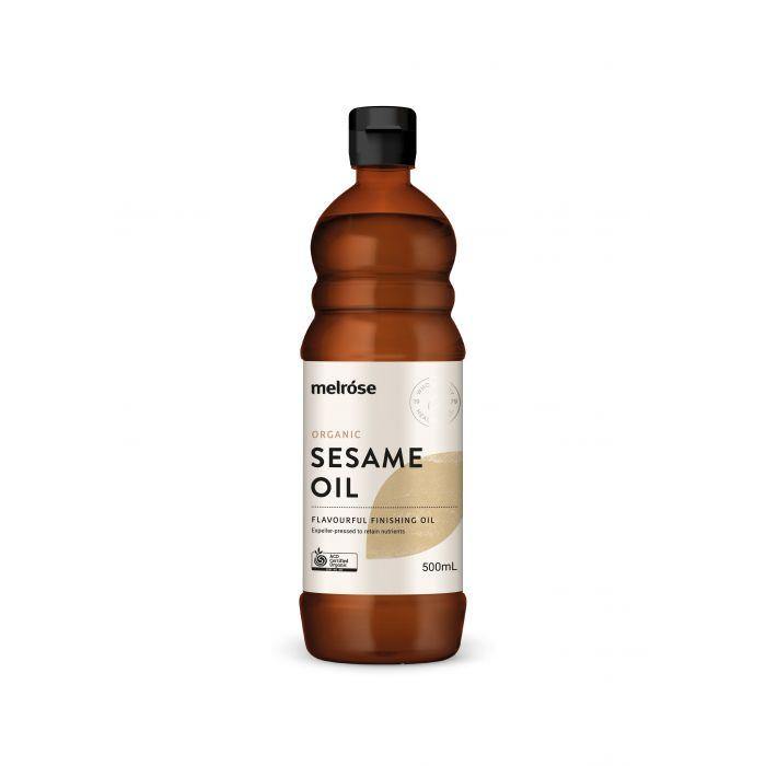 Melrose Organic Sesame Oil 500ml - QVM Vitamins™
