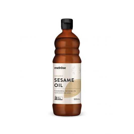 Melrose Organic Sesame Oil 500ml - QVM Vitamins™