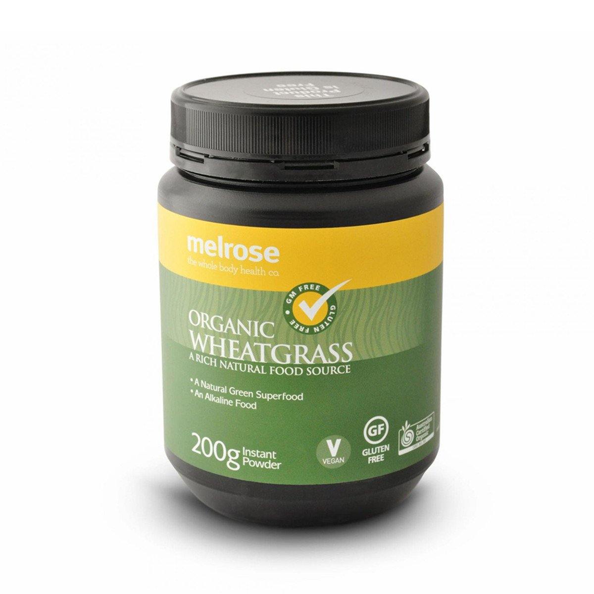 Melrose Organic Wheatgrass Powder 200g - QVM Vitamins™