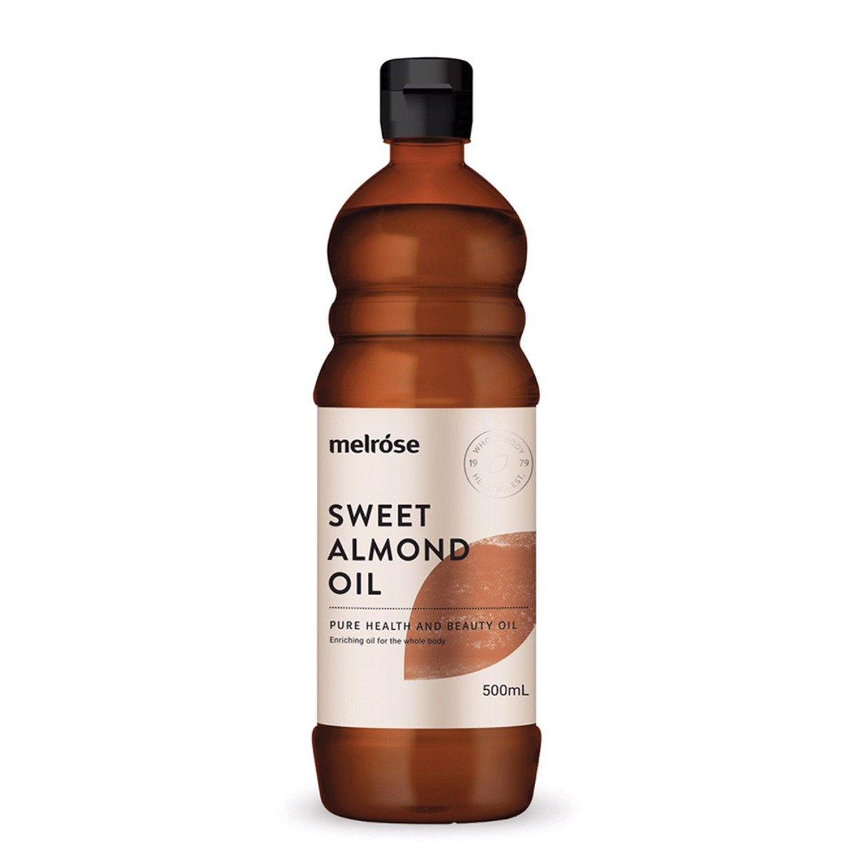 Melrose Sweet Almond Oil 500ml - QVM Vitamins™