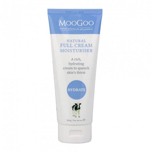 MooGoo Full Cream Moisturiser 200g - QVM Vitamins™