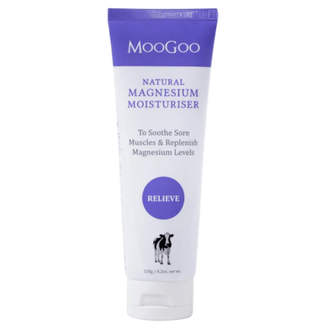 MooGoo Natural Magnesium Moisturiser 120g - QVM Vitamins™