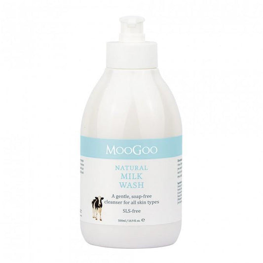 MooGoo Natural Milk Wash 500ml - QVM Vitamins™