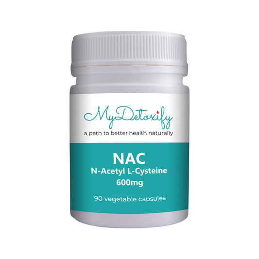 My Detoxify NAC (N-Acetyl L-Cysteine) 90 Vege Capsules - QVM Vitamins™