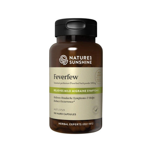 Nature's Sunshine Feverfew 100 Capsules - QVM Vitamins™