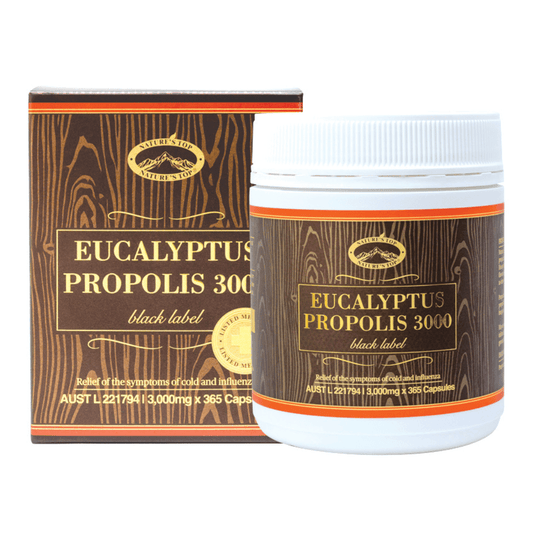 Nature’s Top Eucalyptus Propolis 3000mg 365 Capsules - QVM Vitamins™