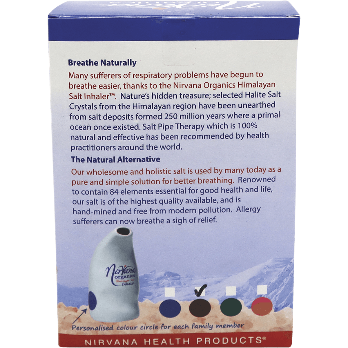 Nirvana Organic Himalayan Crystal Salt Inhaler - QVM Vitamins™