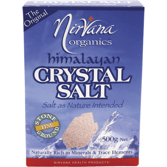 Nirvana Organic Himalayan Salt Fine 500g - QVM Vitamins™