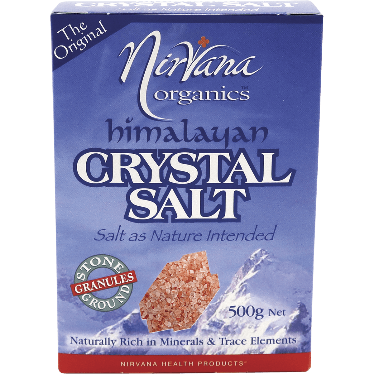 Nirvana Organic Himalayan Salt Granules 500g - QVM Vitamins™