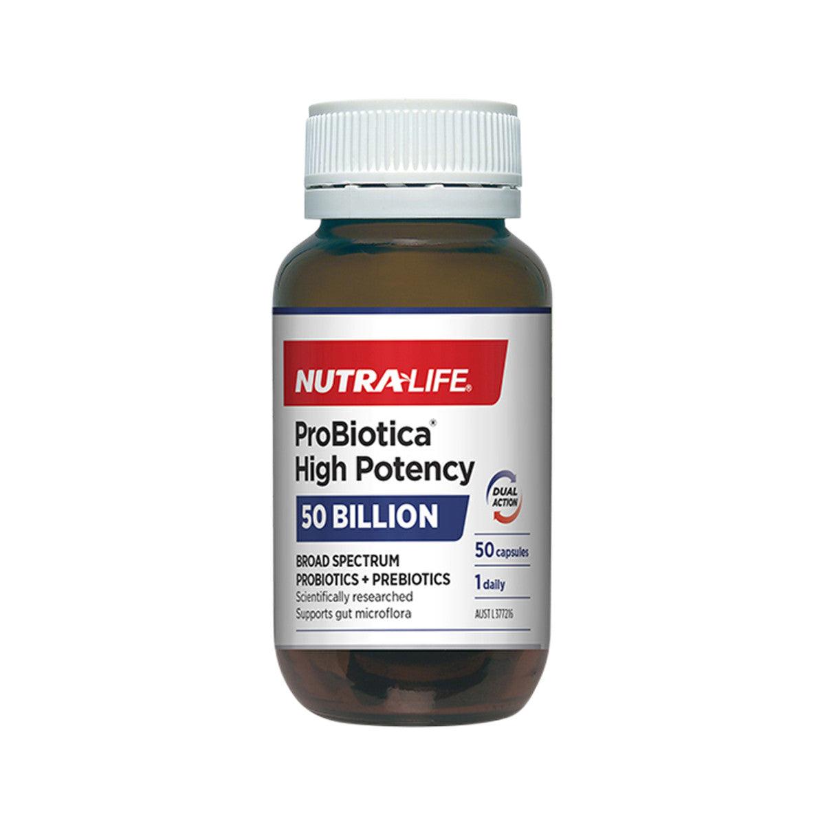 NutraLife Probiotica High Potency 50 Capsules - QVM Vitamins™