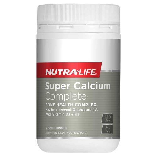NutraLife Super Calcium Complete 120 Tablets - QVM Vitamins™