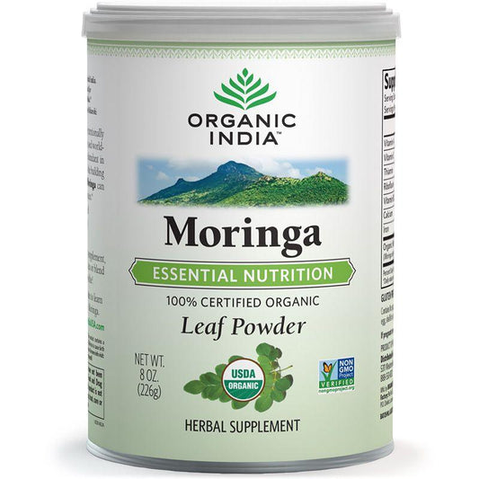 Organic India Moringa Powder 226g - QVM Vitamins™