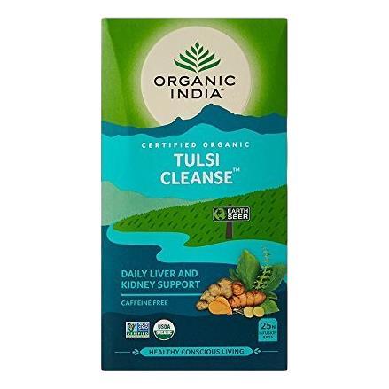 Organic India Tulsi Cleanse 25 Tea Bags - QVM Vitamins™