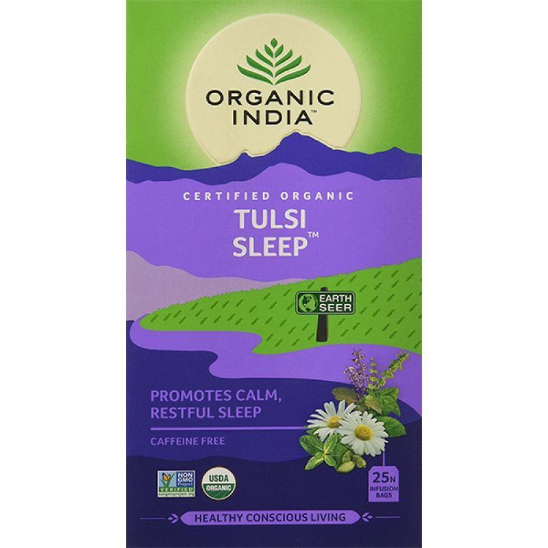 Organic India Tulsi Wellness Sleep Tea 25 Teabags - QVM Vitamins™
