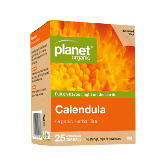 Planet Organic Calendula x 25 Tea Bags - QVM Vitamins™