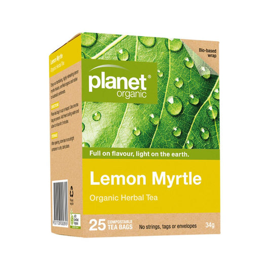 Planet Organic Lemon Myrtle x 25 Tea Bags - QVM Vitamins™