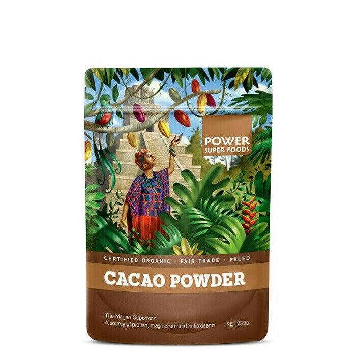 Power Super Foods Cacao Powder 250g - QVM Vitamins™