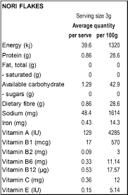 Power Super Foods Nori Flakes Organic 40g - QVM Vitamins™