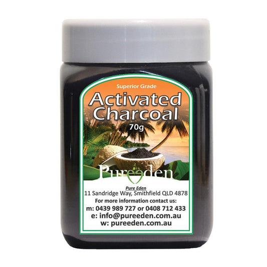 Pure Eden Activated Charcoal Powder 70g - QVM Vitamins™