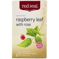Red Seal Rasberry Leaf with Rose 20 Teabags - QVM Vitamins™