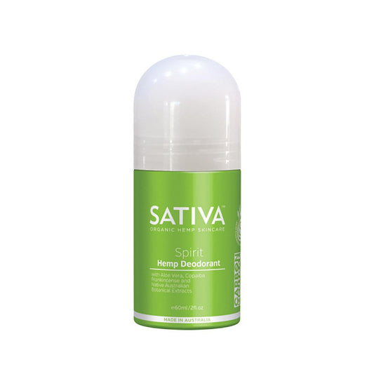 Sativa Hemp Deodorant Spirit 60ml - QVM Vitamins™