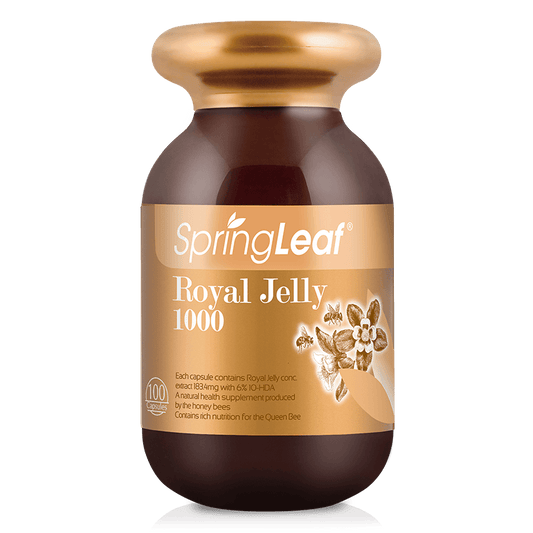 Spring Leaf Royal Jelly 1000mg 100 Capsules - QVM Vitamins™