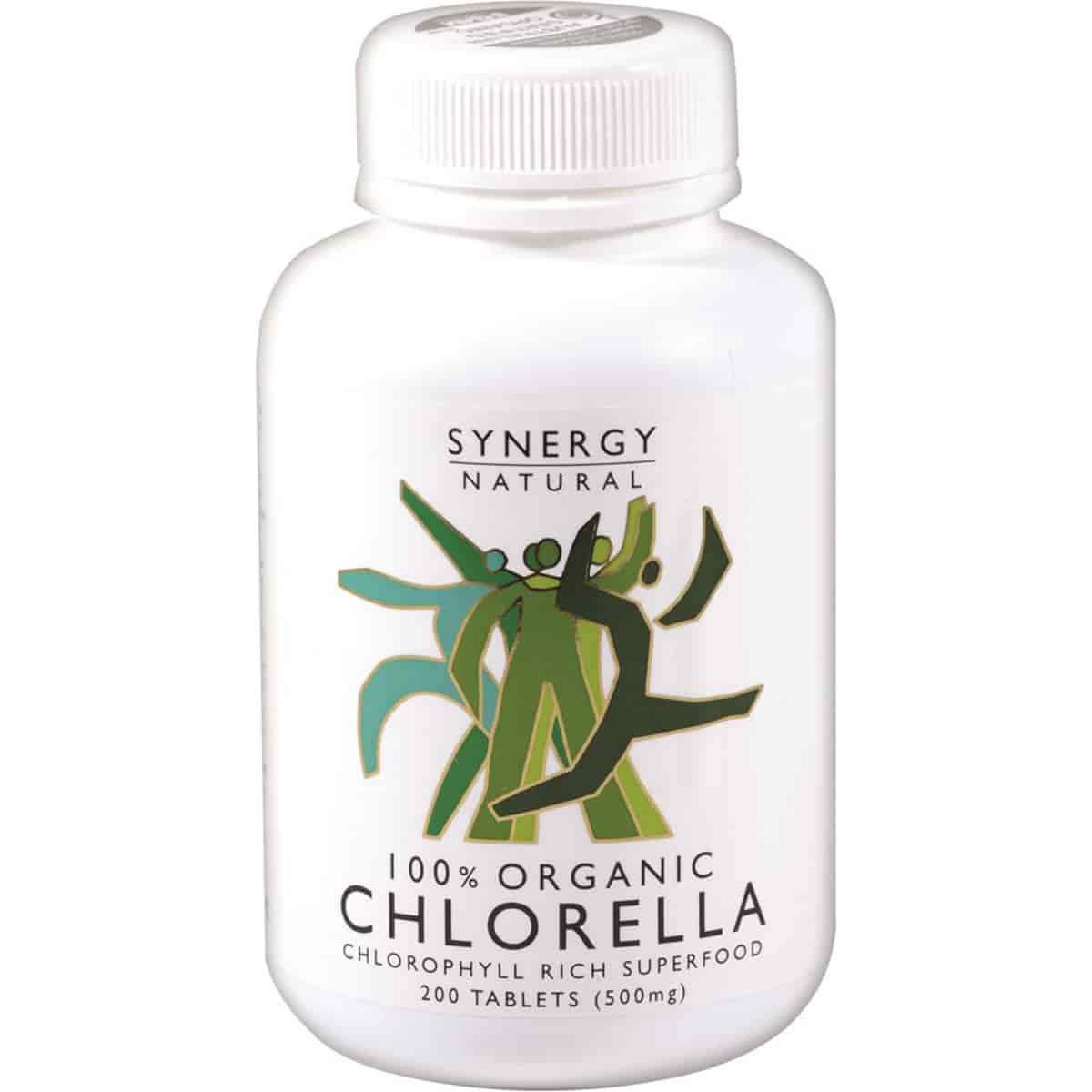Synergy Natural Organic Chlorella 200 Tablets - QVM Vitamins™