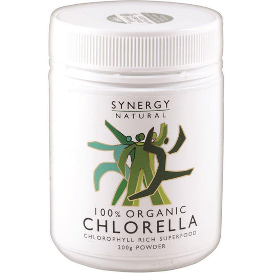 Synergy Natural Organic Chlorella Powder 200g - QVM Vitamins™
