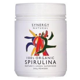 Synergy Natural Organic Spirulina Powder 200g - QVM Vitamins™