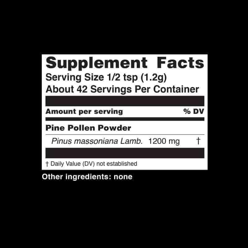 Teelixir Pine Pollen Powder 50g - QVM Vitamins™