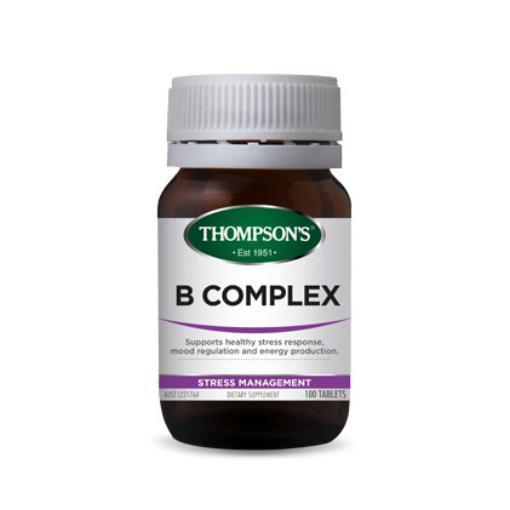 Thompsons B Complex 100 Tablets - QVM Vitamins™